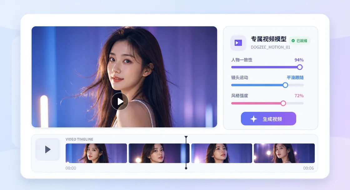 Dogzee 视频模型训练工作台
